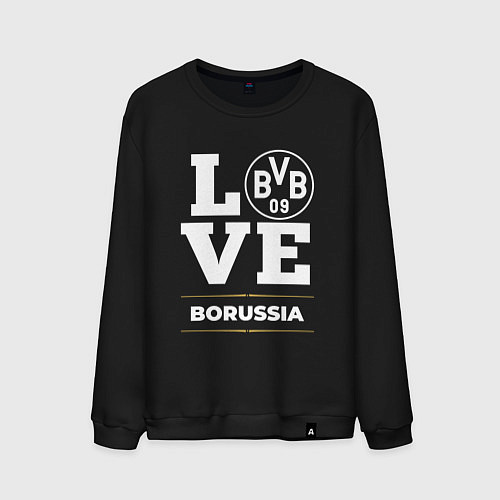 Мужской свитшот Borussia Love Classic / Черный – фото 1