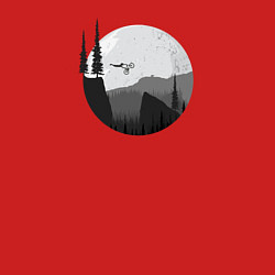 Свитшот хлопковый мужской Давай через овраг, цвет: красный — фото 2