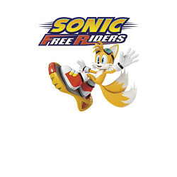 Свитшот хлопковый мужской Майлз Тейлз Прауэр Sonic Free Riders, цвет: белый — фото 2