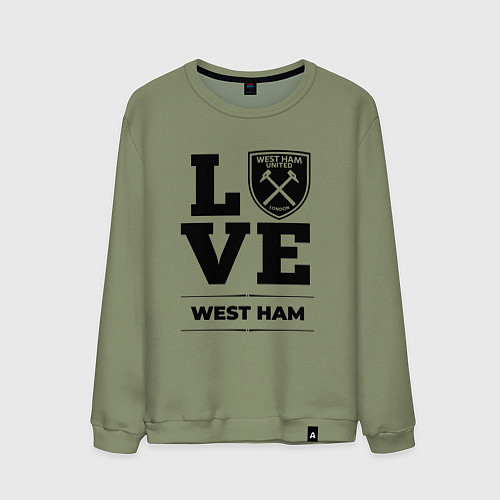 Мужской свитшот West Ham Love Классика / Авокадо – фото 1