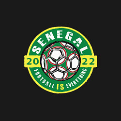 Свитшот хлопковый мужской Senegal 2022, цвет: черный — фото 2