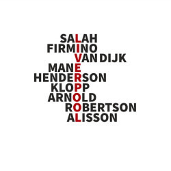 Свитшот хлопковый мужской Liverpool Players, цвет: белый — фото 2