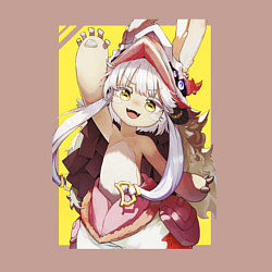 Свитшот хлопковый мужской Nanachi made in abyss, цвет: пыльно-розовый — фото 2