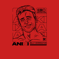 Свитшот хлопковый мужской ANIKI BILLY HERRINGTON ASS WE CAN, цвет: красный — фото 2