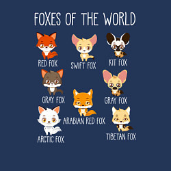 Свитшот хлопковый мужской Лисы Мира, цвет: тёмно-синий — фото 2