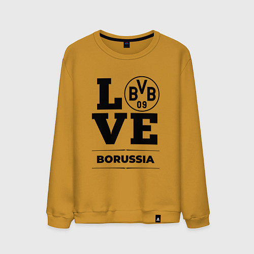 Мужской свитшот Borussia Love Классика / Горчичный – фото 1