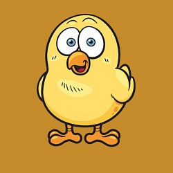 Свитшот хлопковый мужской Птенец, цвет: горчичный — фото 2