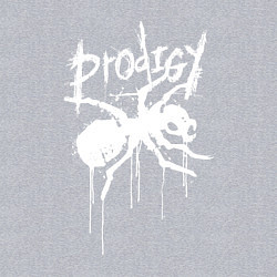 Свитшот хлопковый мужской Draw white logo - Ant, цвет: меланж — фото 2