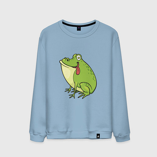 Мужской свитшот Милый Лягушонок / Мягкое небо – фото 1