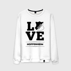 Свитшот хлопковый мужской Hoffenheim Love Классика, цвет: белый