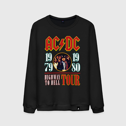 Мужской свитшот ACDC HIGHWAY TO HELL TOUR / Черный – фото 1