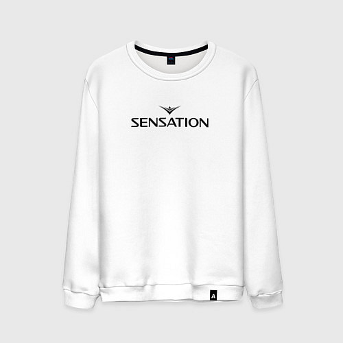 Мужской свитшот Sensation фестиваль / Белый – фото 1