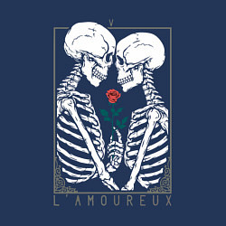 Свитшот хлопковый мужской Lovers навсегда, цвет: тёмно-синий — фото 2