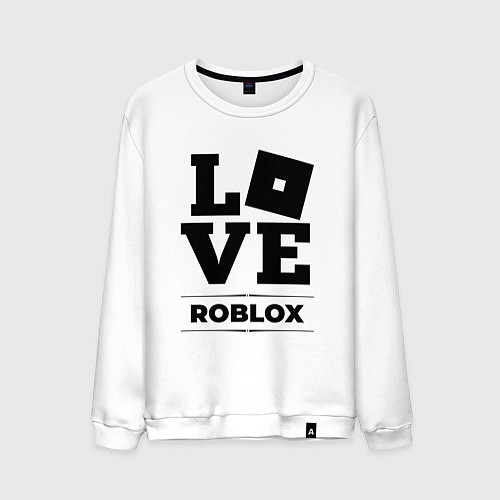 Мужской свитшот Roblox Love Classic / Белый – фото 1