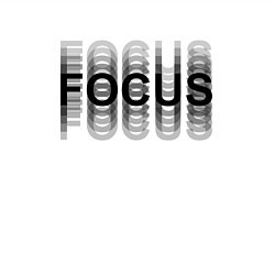 Свитшот хлопковый мужской FOCUS: BLACK, цвет: белый — фото 2