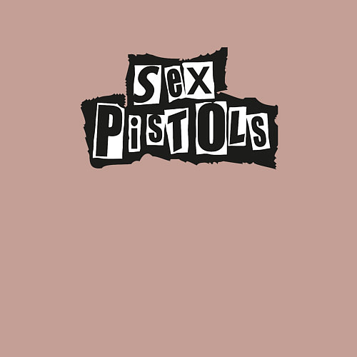 Мужской свитшот Секс Пистолз Логотип / Пыльно-розовый – фото 3