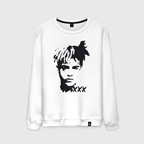 Мужской свитшот XXXTENTACION Look At Me / Белый – фото 1
