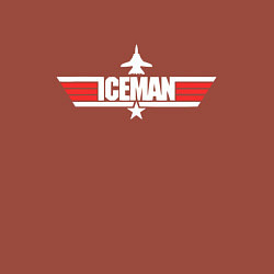 Свитшот хлопковый мужской Iceman top gan, цвет: кирпичный — фото 2