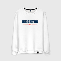 Свитшот хлопковый мужской Brighton FC Classic, цвет: белый