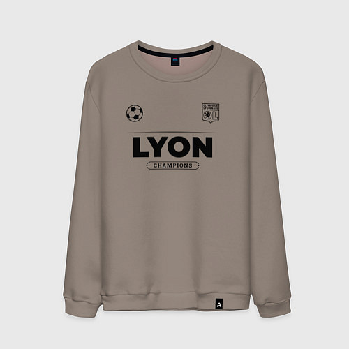 Мужской свитшот Lyon Униформа Чемпионов / Утренний латте – фото 1