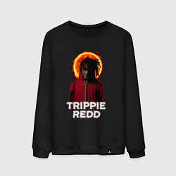 Свитшот хлопковый мужской TRIPPIE REDD 1400, цвет: черный