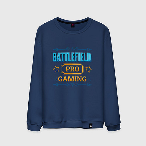 Мужской свитшот Игра Battlefield PRO Gaming / Тёмно-синий – фото 1