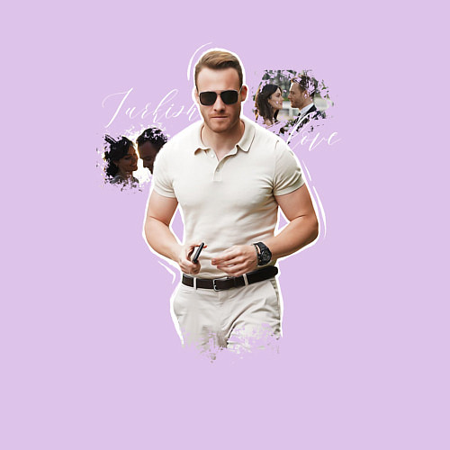 Мужской свитшот Болат / Лаванда – фото 3