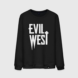 Мужской свитшот Evil west logo