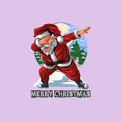 Свитшот хлопковый мужской NEW YEARS SANTA CLAUS DANCING, цвет: лаванда — фото 2