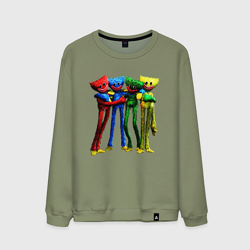 Мужской свитшот GAME POPPY PLAYTIME Mini Huggies / Авокадо – фото 1