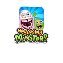 Свитшот хлопковый мужской My singing monsters мамунт и зерномех, цвет: белый — фото 2