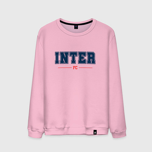 Мужской свитшот Inter FC Classic / Светло-розовый – фото 1