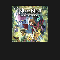 Свитшот хлопковый мужской Постер игры NI NO KUNI, цвет: черный — фото 2