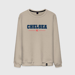 Свитшот хлопковый мужской Chelsea FC Classic, цвет: миндальный