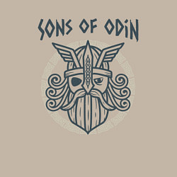 Свитшот хлопковый мужской Sons of Odin, цвет: миндальный — фото 2