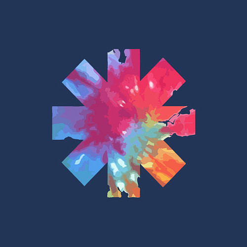 Мужской свитшот RHCP Color / Тёмно-синий – фото 3