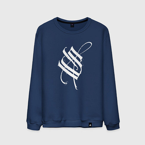 Мужской свитшот Stigmata эмблема / Тёмно-синий – фото 1