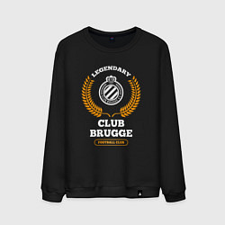 Мужской свитшот Лого Club Brugge и надпись Legendary Football Club