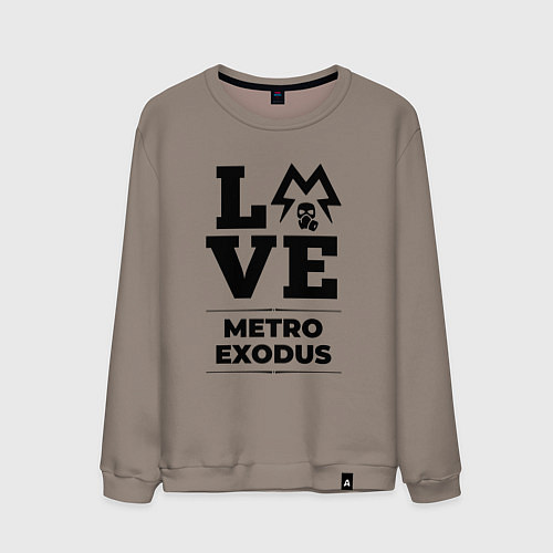 Мужской свитшот Metro Exodus Love Classic / Утренний латте – фото 1