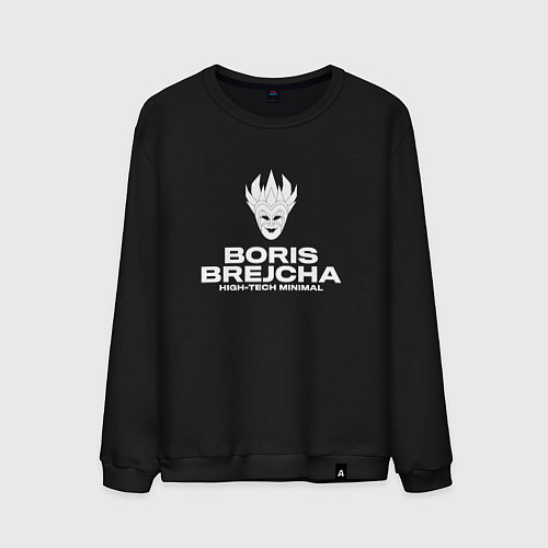 Мужской свитшот Boris Brejcha High Tech Minimal / Черный – фото 1