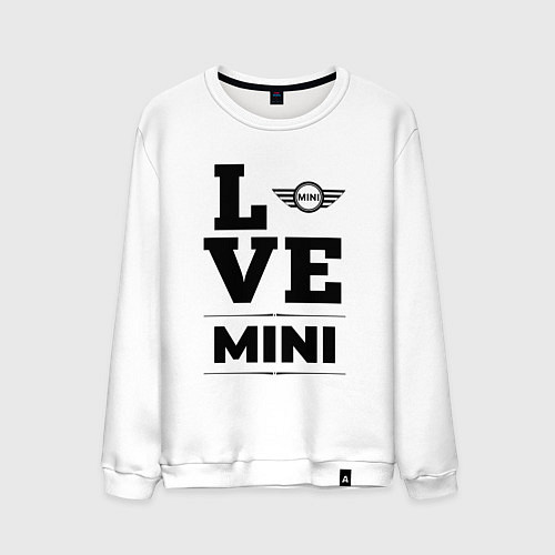 Мужской свитшот Mini Love Classic / Белый – фото 1