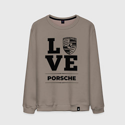 Свитшот хлопковый мужской Porsche Love Classic, цвет: утренний латте