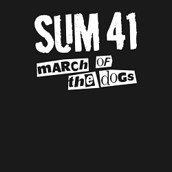 Свитшот хлопковый мужской March Of The Dogs - Sum 41, цвет: черный — фото 2