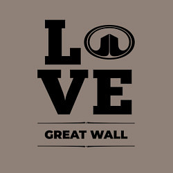 Свитшот хлопковый мужской Great Wall Love Classic, цвет: утренний латте — фото 2