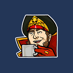 Свитшот хлопковый мужской Ciaphas Cain Mug mug, цвет: тёмно-синий — фото 2