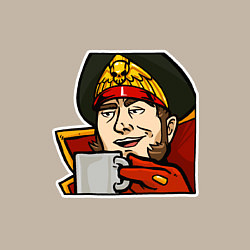 Свитшот хлопковый мужской Ciaphas Cain Mug mug, цвет: миндальный — фото 2