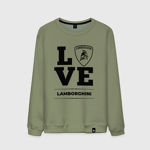Мужской свитшот Lamborghini Love Classic / Авокадо – фото 1