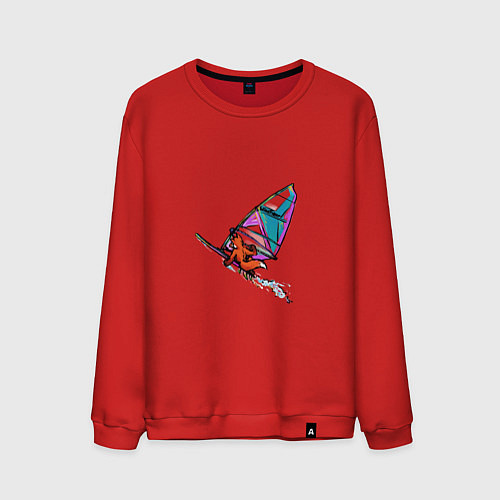 Мужской свитшот Windfoxer / Красный – фото 1