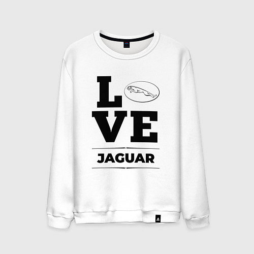 Мужской свитшот Jaguar Love Classic / Белый – фото 1