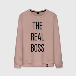 Мужской свитшот The real boss!